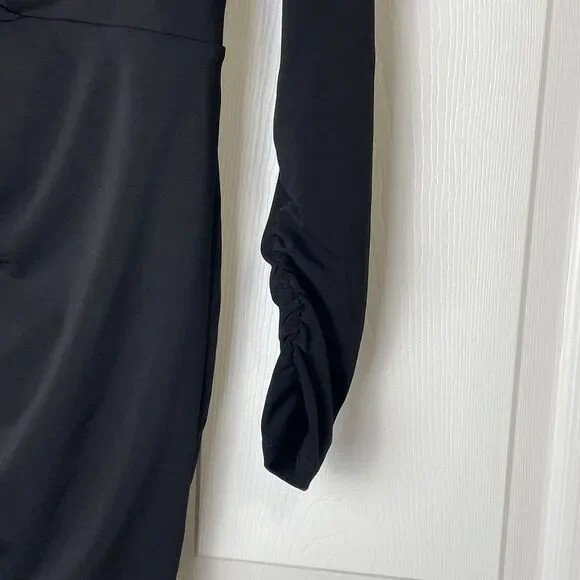 alora mini dress black Thats So Fetch | Alexia One Shoulder Satin Maxi Dress | Black